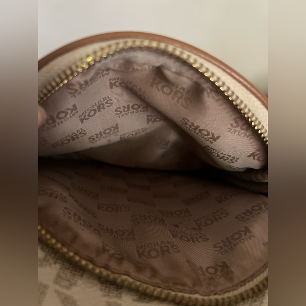 Michael Kors Beige and Brown Mini Backpack - Picture 14 of 14